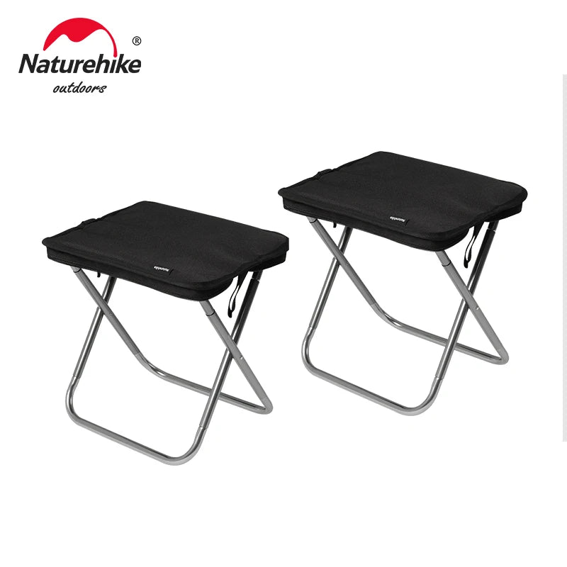 Naturehike Folding Stool Portable Lightweight Outdoor Camping Aluminum Chair Traveling Beach Chair Foldable Fishing Chair