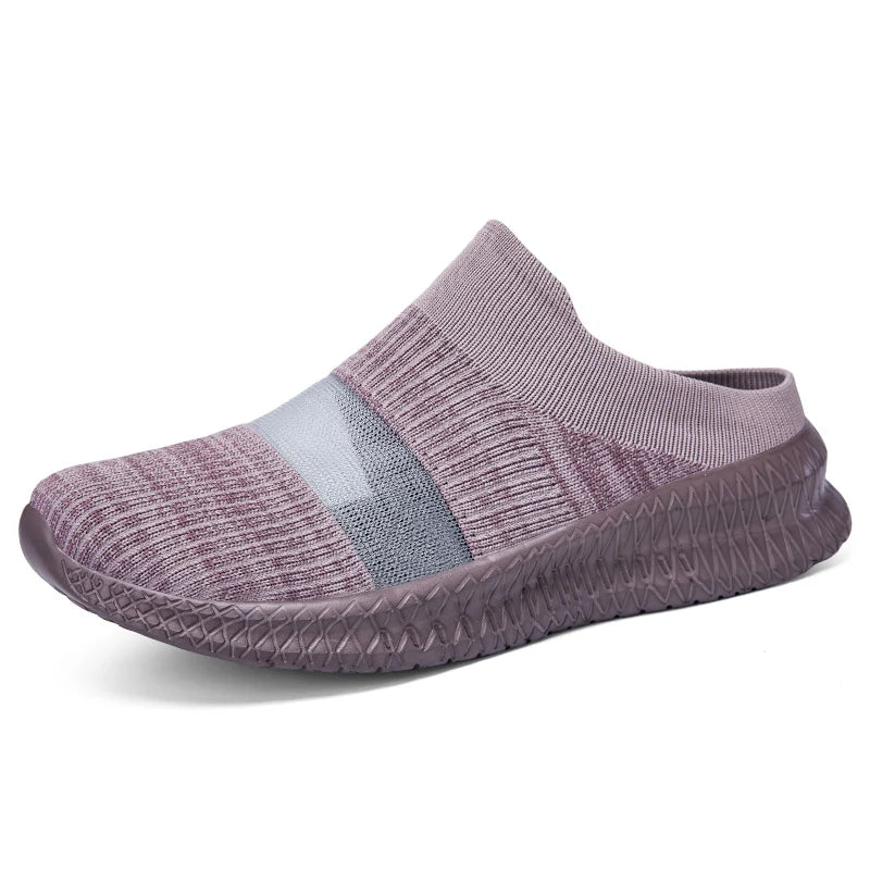 Unisex Walking Shoes New Anti Slip Shock-absorbing Sports Shoes Lightweight Breathable Casual Mesh Slippers for Men Women
