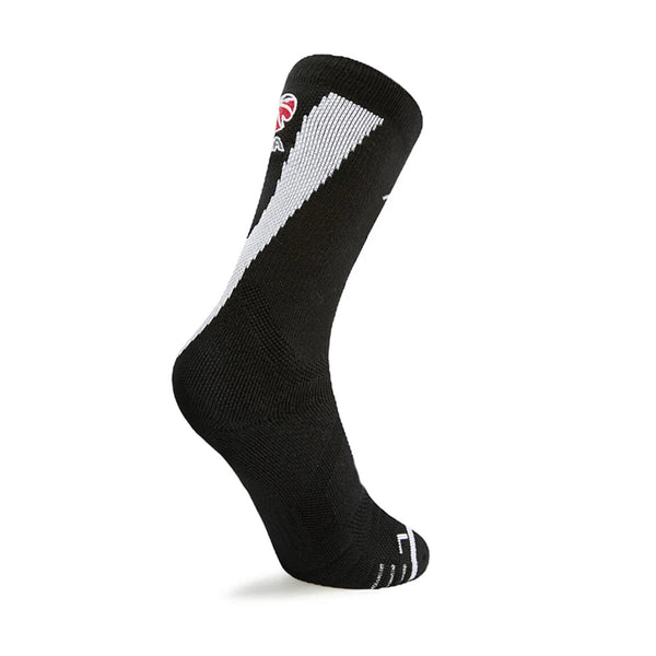 ស្រោមជើងបាល់បោះ LiNing Unisex CBA ទំហំ 22-28cm ពណ៌ខ្មៅ ស ស្រោមជើងទាន់សម័យសម្រាប់បុរស និងស្ត្រី AWLV007