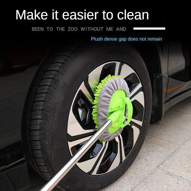 1PC Upgrade Three Section, Telescopic Car Washing Mop, Super Absorbent, Car Detailing Cleaning Mop, Window Wash Tool