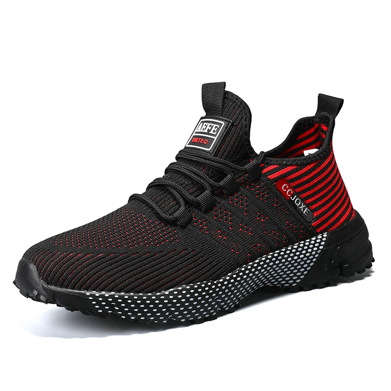 Mens Running Sneakers 2025 New Breathable Mesh Ultra Light Trendy Casual Walking Shoes Outdoor Sports Training Gym Jogging Shoes