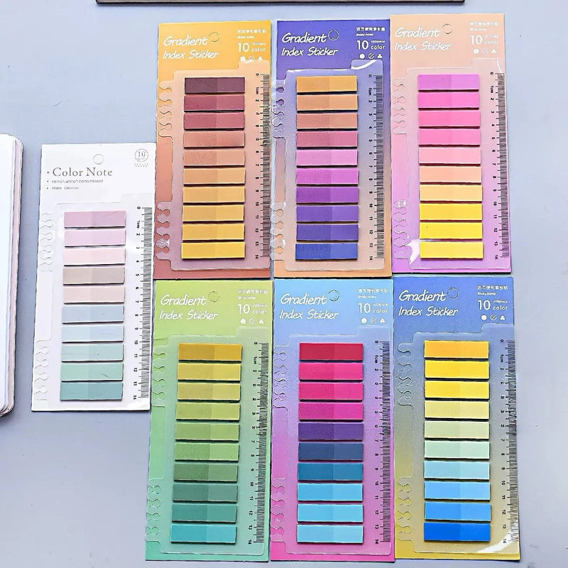 200-3600Sheets Transparent Index Creative Memo Pads Office School Stationery Self-Adhesive Stickers Posted It Sticky Note Pads