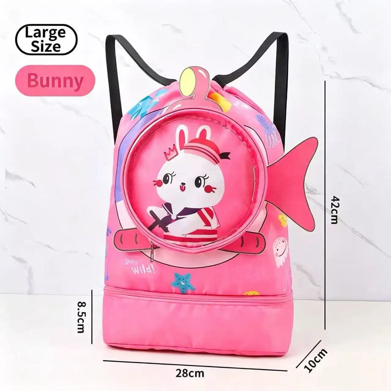 New Waterproof Children's Swimming Bag with Dry Wet Separation Storage Backpack, Swimming Equipment Storage Bag, Storage Bag