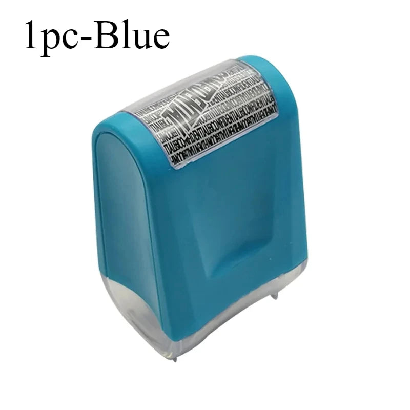 Plastic Confidential Stamp Identity Protection Roller Stamps Express Privacy Data Guard Information Identity Address Blocker