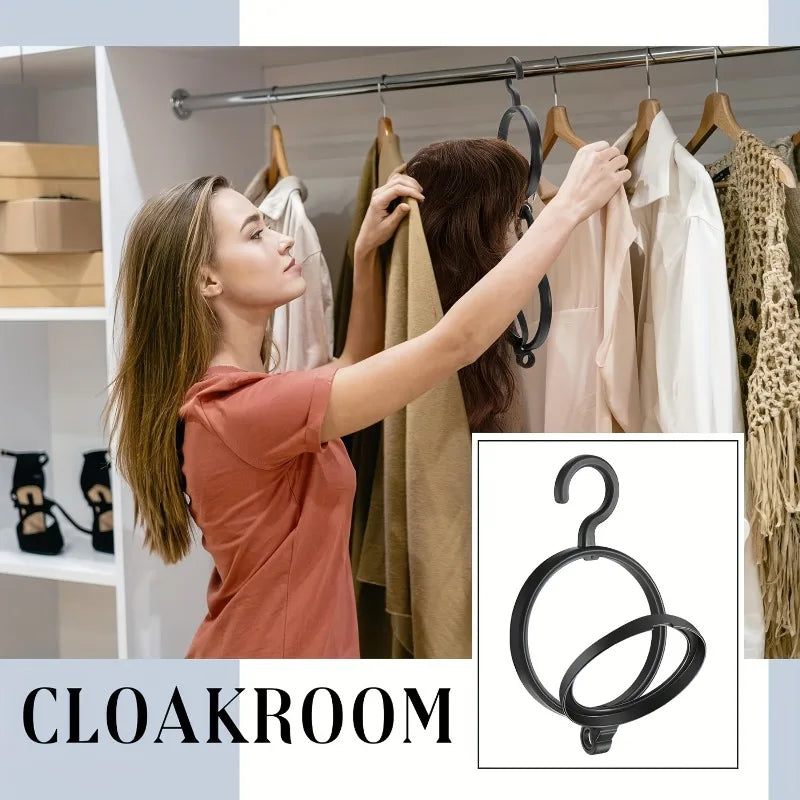 1pc Hanging Wig Stands, Foldable And Portable,Suitable for Various Wigs And Hats,Ideal for Travel Styling And Wig Replacemen.