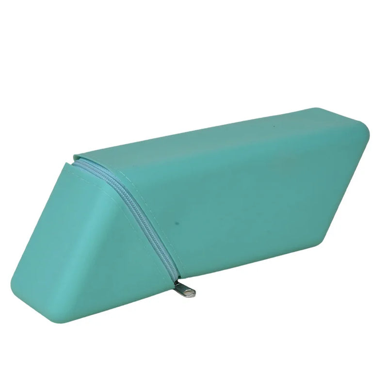 1pc Stylish Silicone Pen Holder, Foldable Large Capacity Expandable Desktop Pencil Case for Office & Study Use.Pencil Case