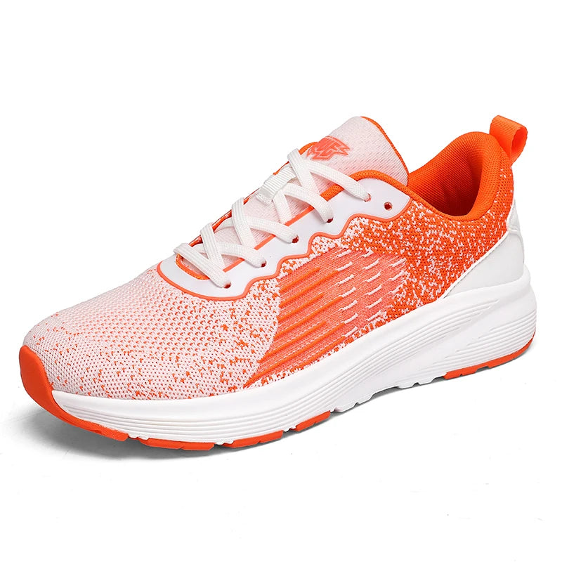 Men women casual sneakers four seasons fashion breathable soft-sole outdoor speed running shoes couple light racing sports shoes