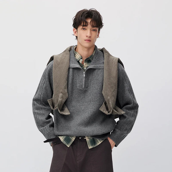 អាវយឺតប៉ាក់ Semir សម្រាប់បុរស ដៃអាវ Raglan ពាក់បានច្រើនយ៉ាង រដូវរងាថ្មី ឆ្នាំ២០២៦ សម្លៀកបំពាក់ប្រចាំថ្ងៃ ស្ទីលធម្មតាក្នុងទីក្រុង
