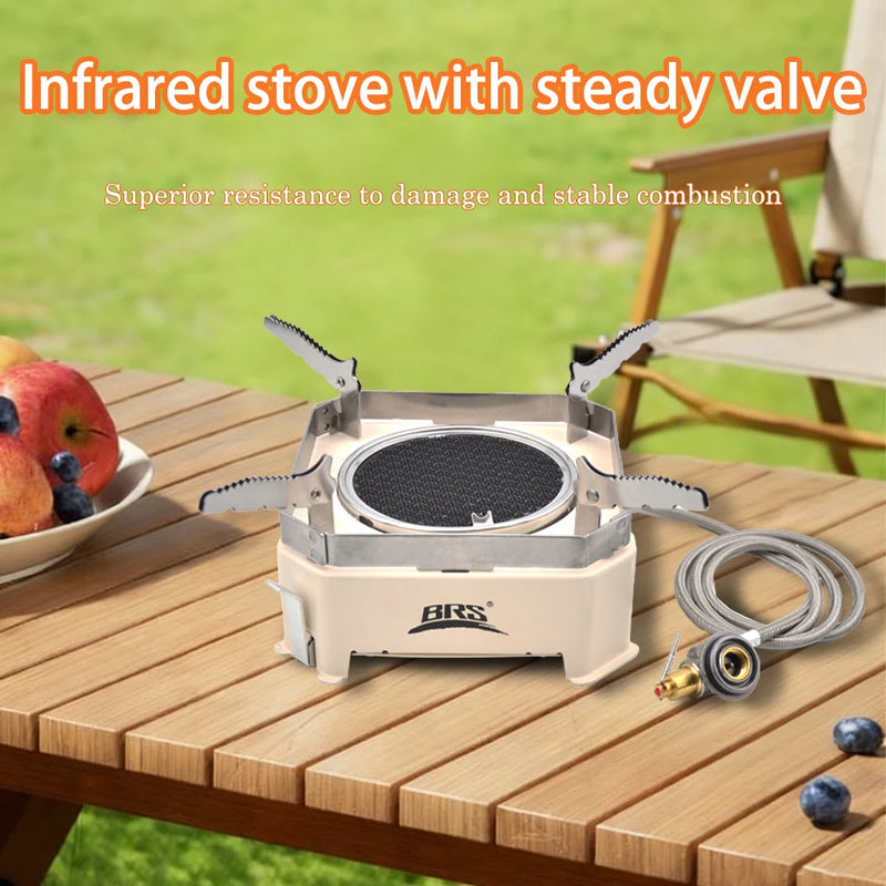 Portable  Split Type Gas Burner  Camping Waterproof Stove 2200W High-power Infrared Card Stove Outdoor Picnic Hiking Burner