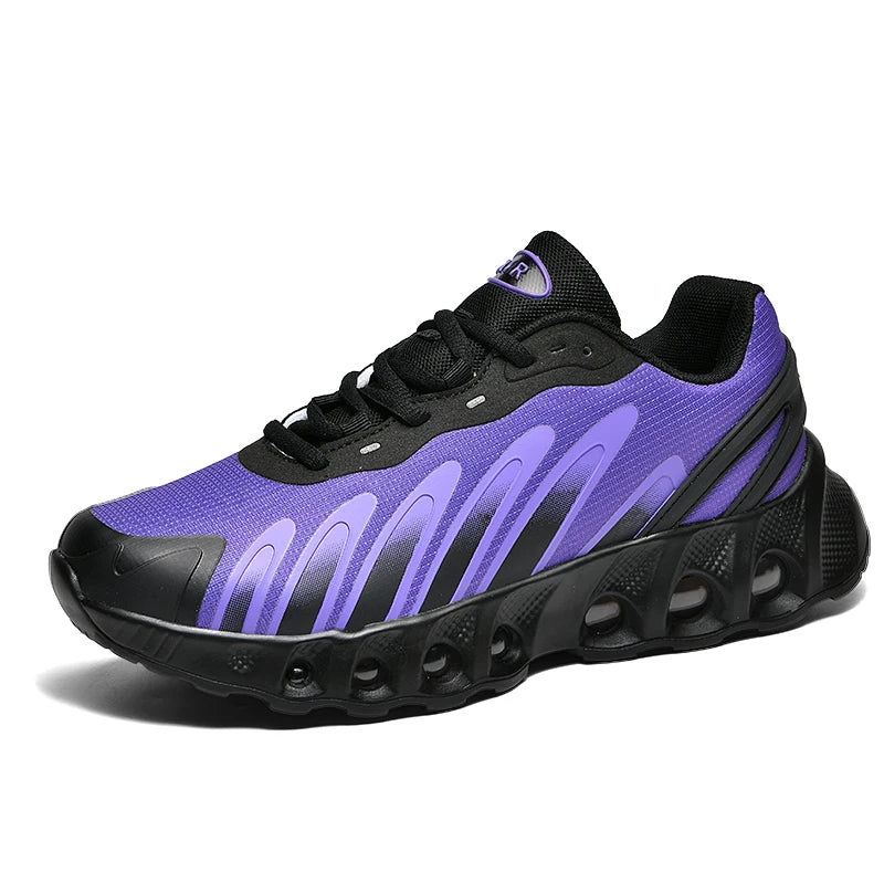 Mens Running Shoes 2025 New Street Trendy Lightweight Breathable Outdoor Fitness Mesh Jogging Flat Comfortable Sneakers for Man