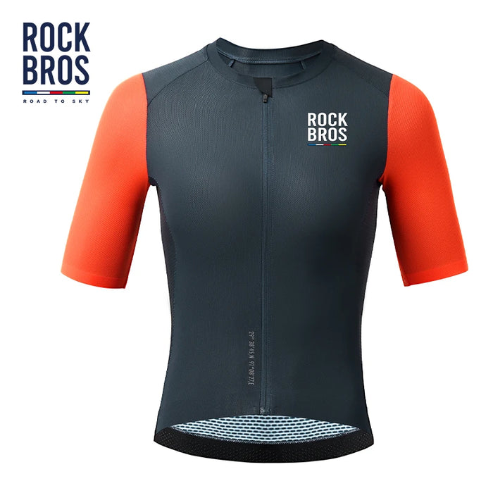 ROCKBROS ROAD TO SKY Bicycle Jersey Summer Breathable Cycling Jersey Women Cycle Short Sleeve MTB Road Bike Sportswear Clothing