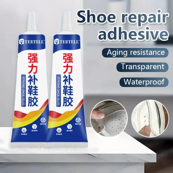 កាវជួសជុលស្បែកជើងអាជីព (60ml) | កាវស្អិតយឺតមាំសម្រាប់ស្បែកជើងកីឡា ស្បែកសិប្បនិម្មិត និងគ្រឿងបន្លាស់