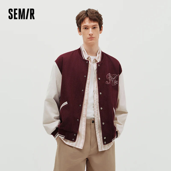 អាវក្រៅបុរស Semir ខោ Denim ក្លែងក្លាយ រចនាប័ទ្មបេស្បល សម្លៀកបំពាក់គូស្នេហ៍ រចនាប័ទ្មធម្មតា សម្លៀកបំពាក់ខាងក្រៅប្រចាំថ្ងៃ ម៉ូដធម្មតាក្នុងទីក្រុង ឆ្នាំ២០២៦