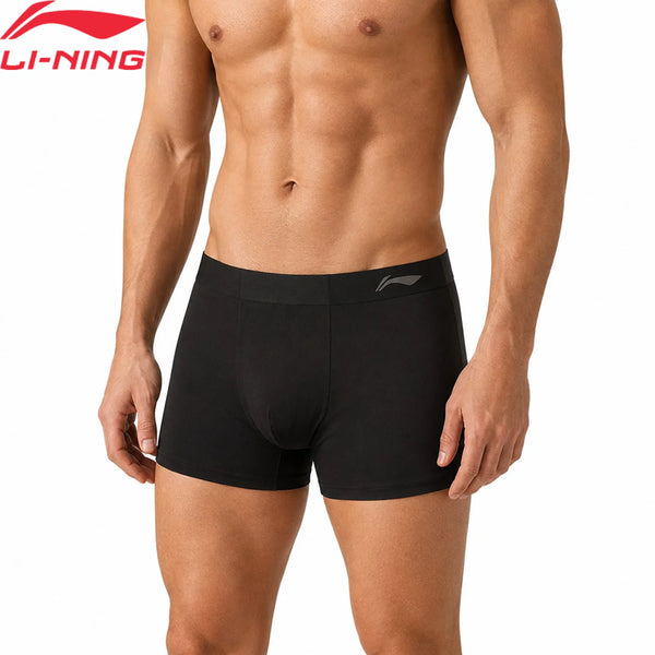 ខោទ្រនាប់ហាត់ប្រាណបុរស Li-Ning ការពារបាក់តេរី LN ត្រជាក់ 70% ប៉ូលីអាមីត 6% អេឡាស្តង់ ខោទ្រនាប់បុរស AUAW011