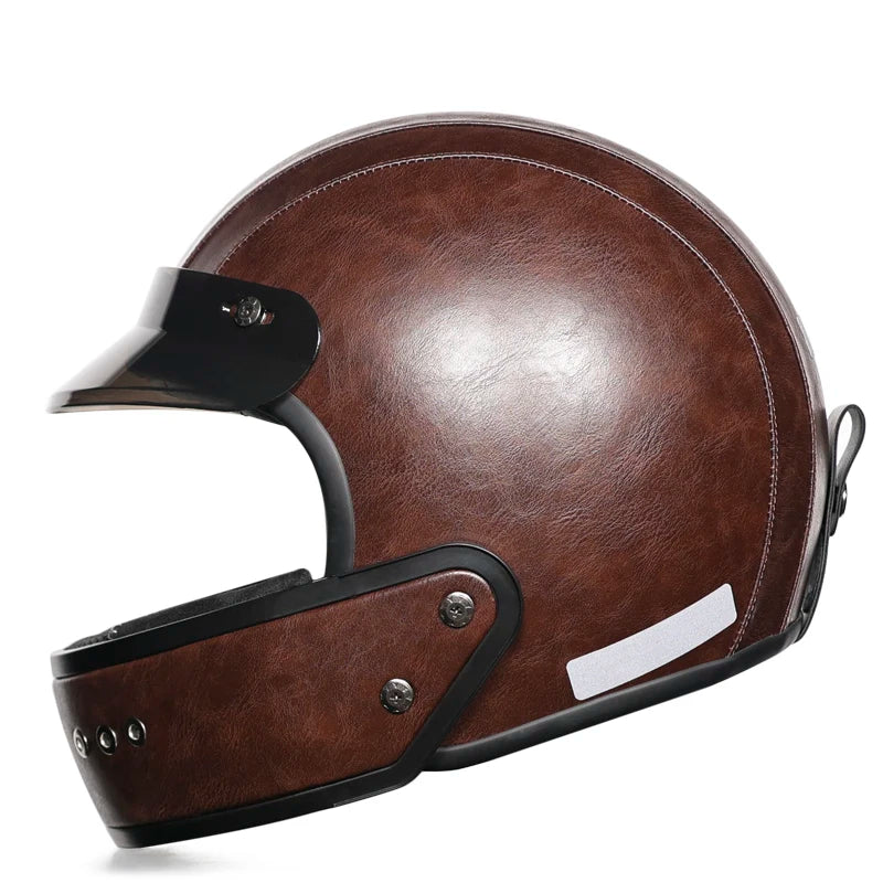 High quality motorcycle retro helmet multifunctional combination full helmet half helmet coffee shop cruise motorcycle helmet