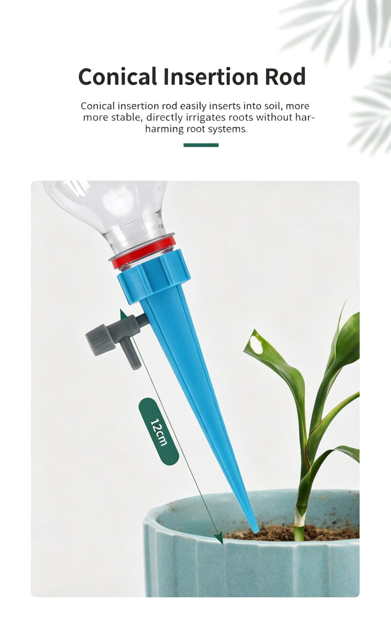 3 Pieces Lazy Automatic Watering God Drip Irrigation Adjustable Drip Dispenser Water Flow Rate Automatic Watering