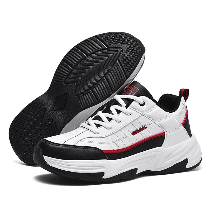 Men's Plus-Size Casual Sneakers Four Season New Breathable Soft-Sole Non-Slip Comfort Outdoor Running Shoes Student Sports Shoes