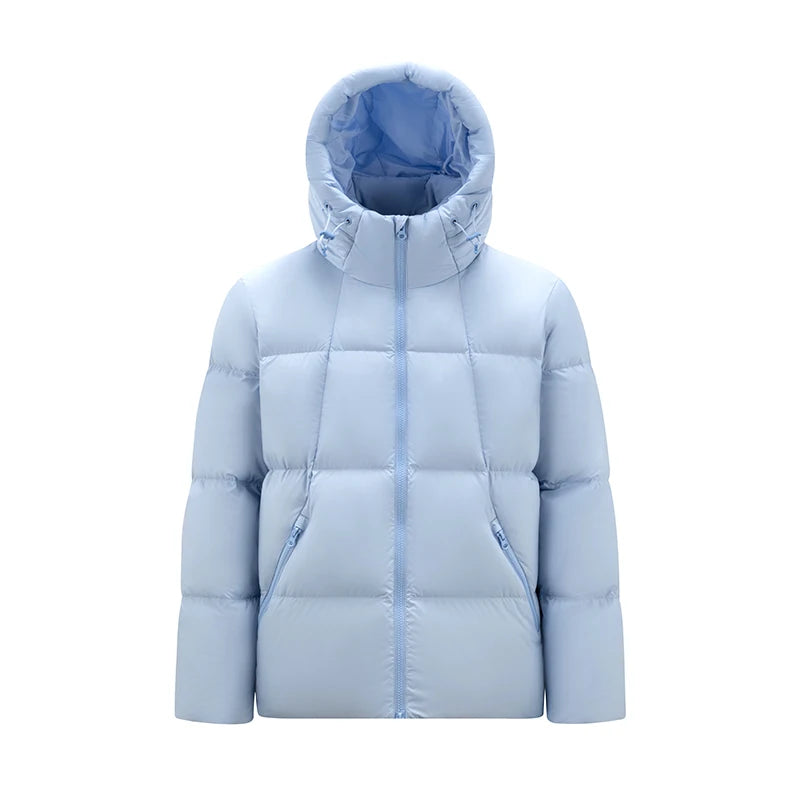 Semir Unisex Down Jacket 90 Percent Down Fill Hooded Thermal Warmth Puffer Water Repellent 2026 New Winter Daily Wear