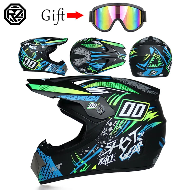 Children and adolescents professional full coverage motorcycle off-road race helmet bike AM DH helmet capacity motocross casso