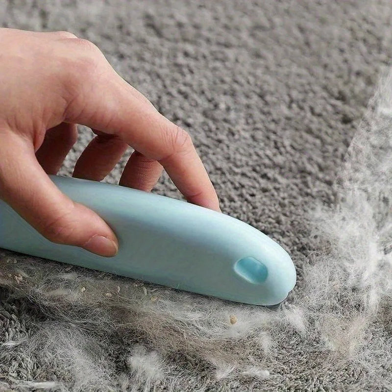 1pc Pet Hair Removal Brush with Scratch-Resistant Rubber Bristles - Suitable for Cats and Dogs, Powerful Pet Hair Brush.