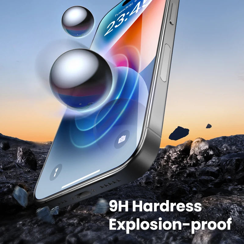 UGREEN 2PCS Screen Protector For iPhone 17 16 15 14 13 12 Pro Max Tempered Glass For iPhone 16 Plus Screen Protectors 15pro Film