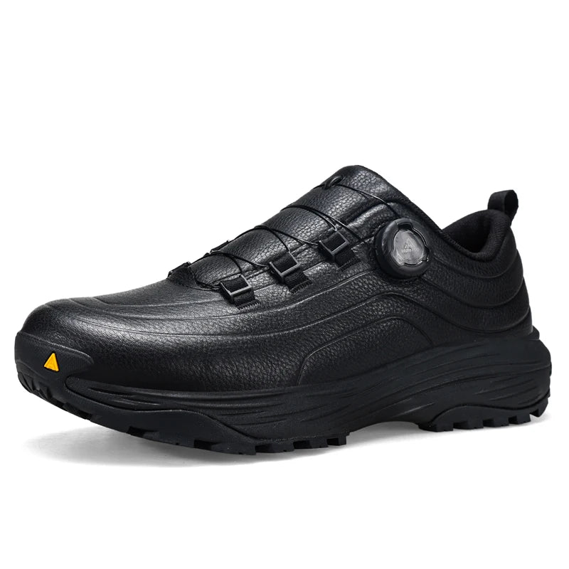 HUMTTO Hiking Shoes for Man Non-slip Water-resistant Mens Sneakers Breathable Outdoor Winter genuine leather Men Trekking Shoes