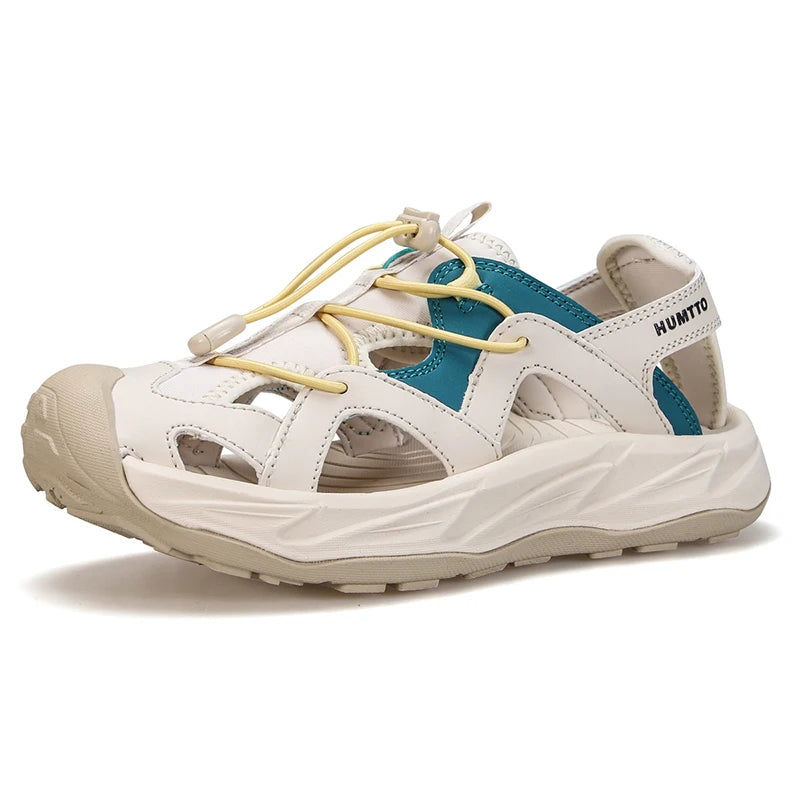 HUMTTO Beach Sandals Breathable Luxury Designer Shoes for Women Platform Summer Water Woman Shoe Quick Dry Womens Flat Sneakers