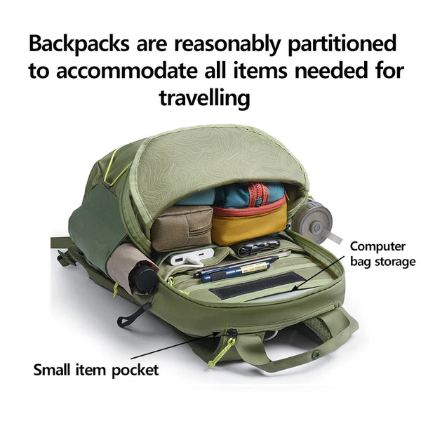 Naturehike 2025 New Oxygen Multifunctional Storage Travel Bag Computer Bag Outdoor High-value Leisure Hiking Picnic Backpack