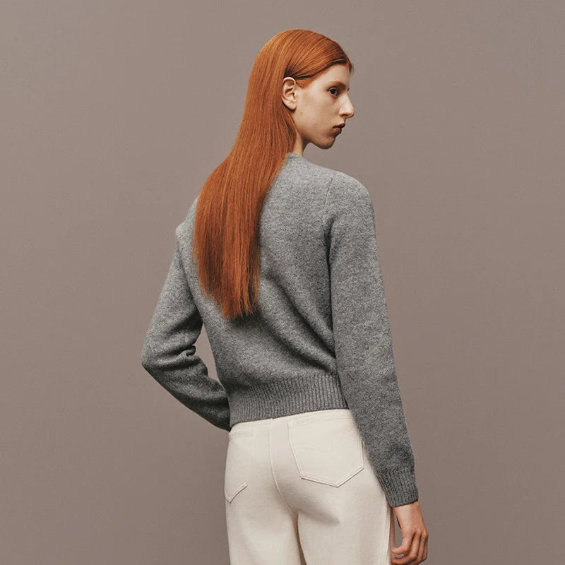 Semir Cute Sweater Women Knit Pattern Soft Warm Pullover 2025 Winter Casual Comfortable Style O Neck Sweater Woman