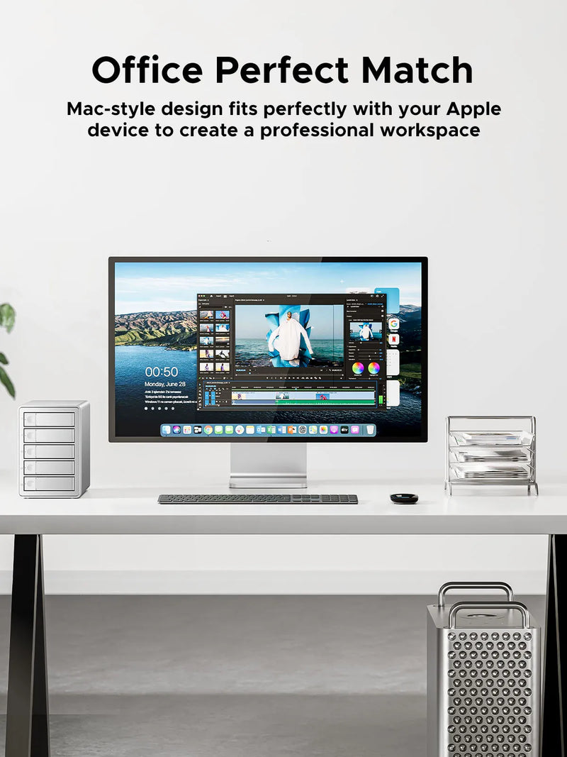 ORICO 3.5"RAID USB3.0 5Gbps HDD Docking Station  150W Power With Cooling Fan for Apple device 5Bay RAID DAS Studio Series