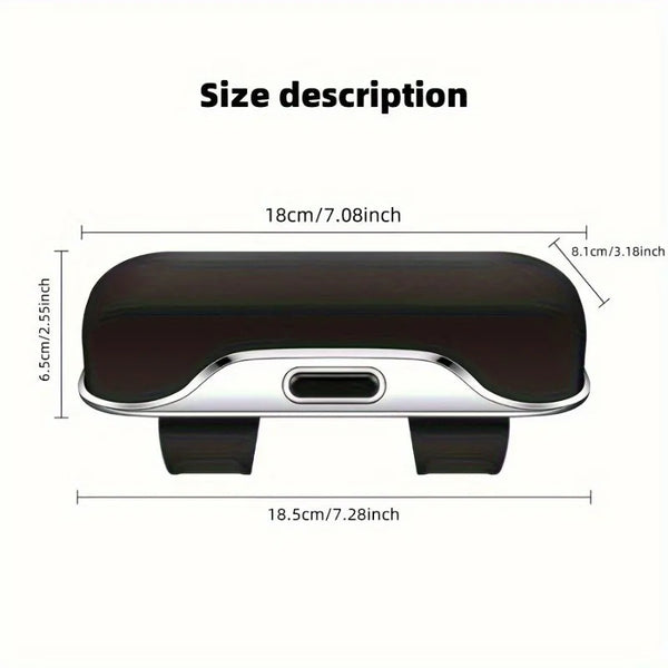 1 pcsMultifunctional Glasses Case for Cars That Can Be Attached to The Sun Visor, Serving As a Holder.receipt compartment