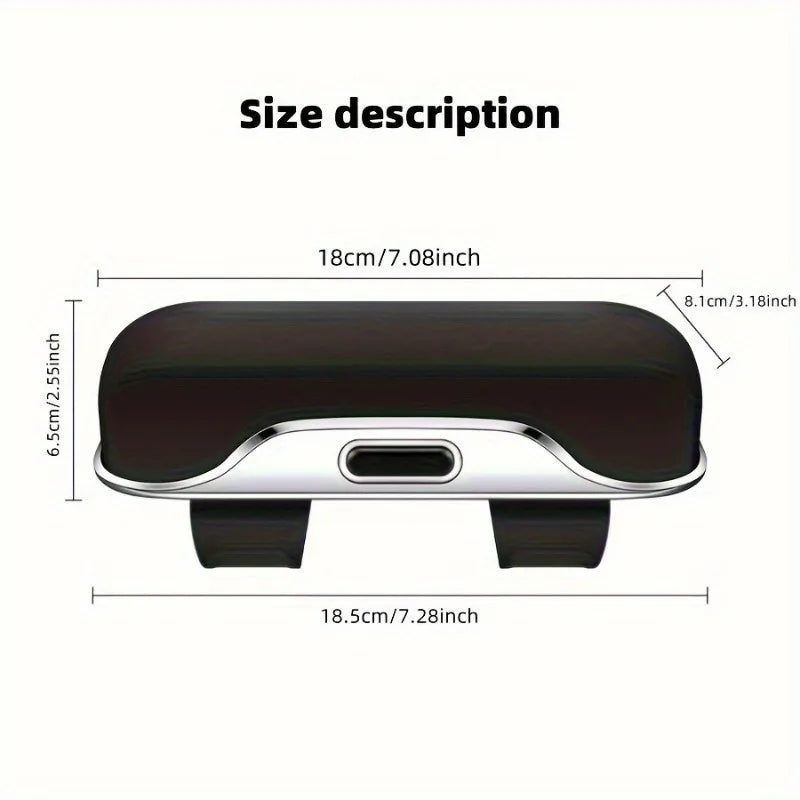 1 pcsMultifunctional Glasses Case for Cars That Can Be Attached to The Sun Visor, Serving As a Holder.receipt compartment