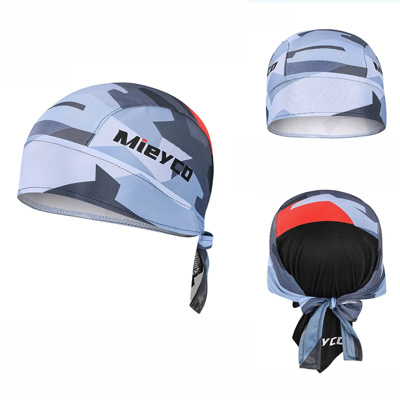 Unisex Quick Dry Cycling Pirate Cap Breathable MTB Bicycle Headscarf Sweat Wicking Bandana Running Outdoor Sports Headwear