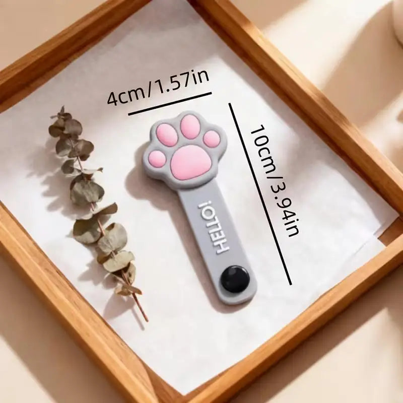 1pcs Cat Paw Cable Winders – Spiral Organizer for Earphone, Charging Cables, Portable & Practical