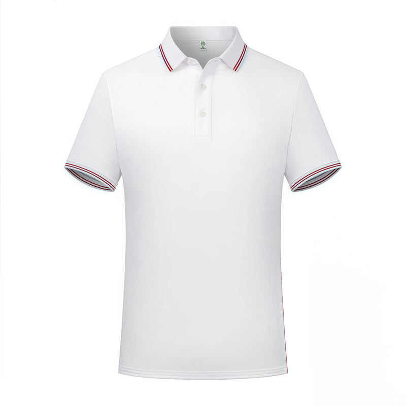 Customizable antibacterial high-end casual business comfortable Polo shirt collar T-shirt company Logo printed  staff team unifo