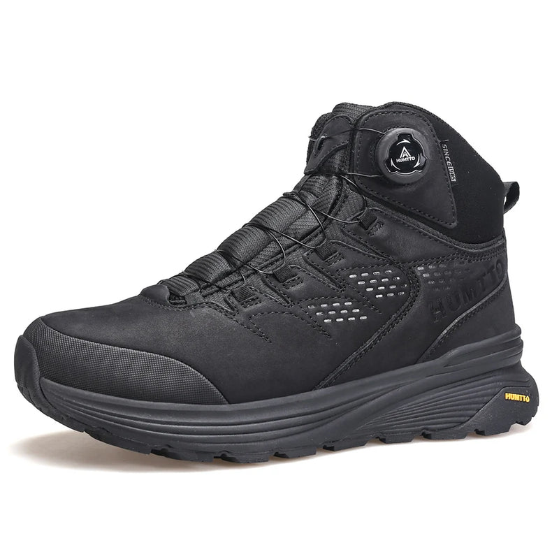 HUMTTO Hiking Shoes Winter Camping Men's Sports Shoes for Men Breathable Trekking Boots Man 2024 Leather Outdoor Safety Sneakers