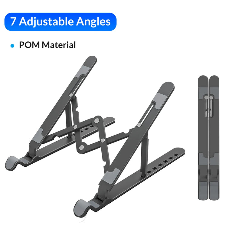ORICO Laptop Stand Foldable Notebook Holder Portable Adjustable Aluminum Computer Monitor Holder for MacBook Tablet Base Stand