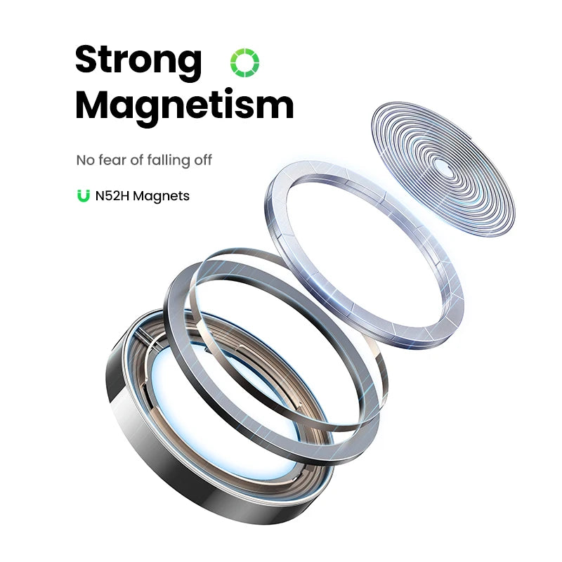 UGREEN MFi 3-in-1 15W MAX Magnetic Wireless Charger Stand Qi2 Total 25W Charging For iPhone 16 17 Pro Apple Watch For MagSafe