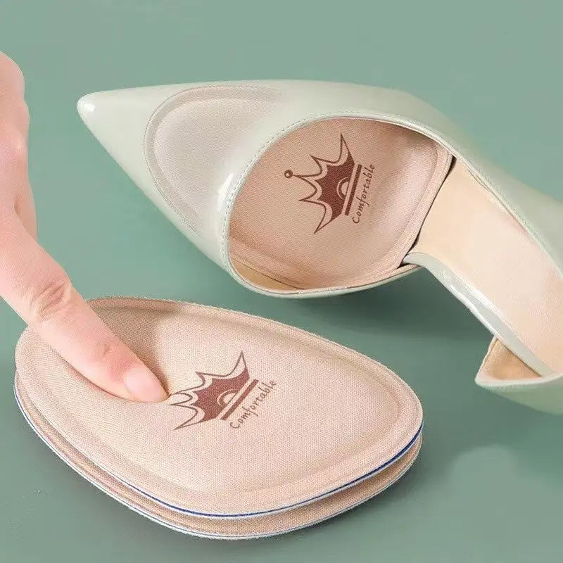 High Heels Forefoot Pad, Half Size Pad, Women's Silicone Sole Pad, Anti Pain and Anti Abrasion Foot Pad, Ice Silk Sole Socks, Sa