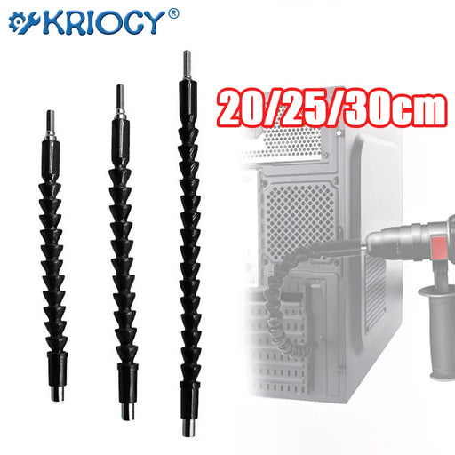 Flexible Shaft Extension Screwdriver Drill Bit Holder Link for Electronic Drill 200/250/300mm Hex Screwdriver Soft Shafts