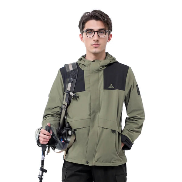 HUMTTO Waterproof Winter Men's Jacket Keep Warm Camping Hiking Jackets Sports Hunting Jackets Outdoor Autumn Windbreaker Coats