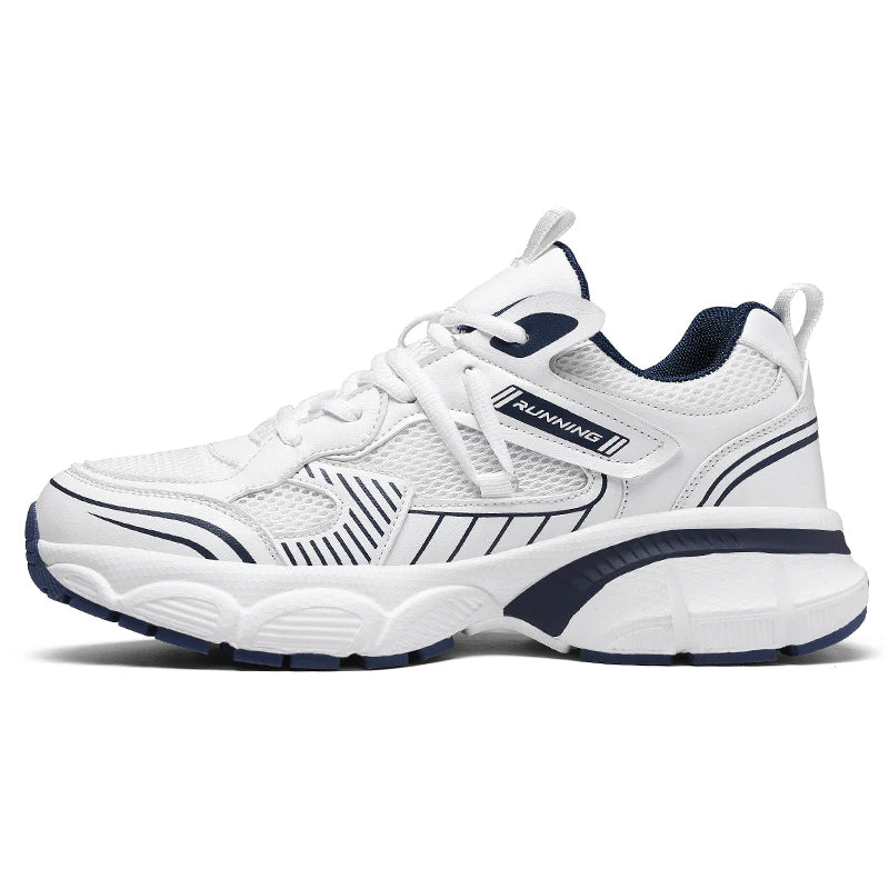 Unisex Sports Shoes Trendy Mesh Breathable Summer Running Shoes New Thick Soled Non Slip Comfortable Versatile Tennis Shoes