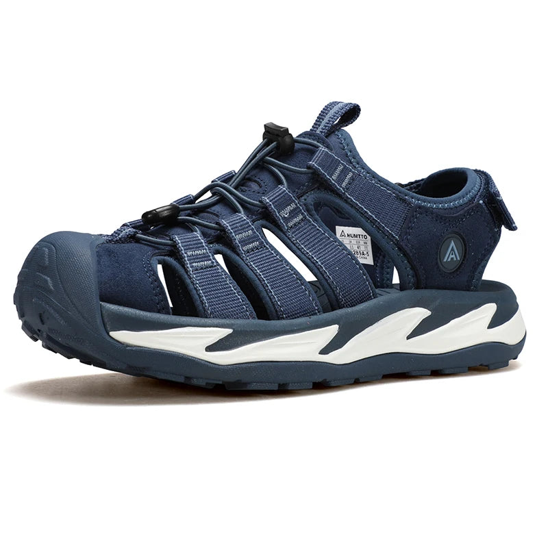 HUMTTO Breathable Lightweight Aqua Shoes Men's Quick-Drying Wading Shoes Men Summer Beach Outdoor Sandals Non-Slip Sneakers Male