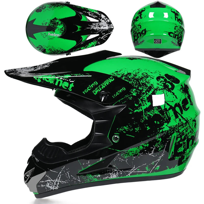 ORZ Latest Off-road Motorcycle Helmet ATV SUV Downhill Mountain Bike DH Car Helmet Cross Helmet Capacetes Motocross Dot Abs
