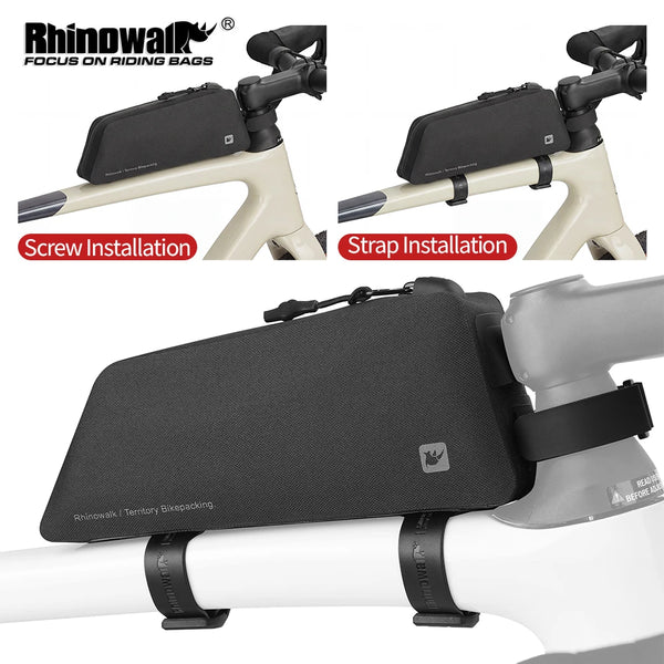 កាបូបដាក់កង់ Rhinowalk ការពារទឹកជ្រាប 1L អាចដាក់ទូរស័ព្ទ ឬវីសបាន សម្រាប់ដាក់កង់ MTB ផ្លូវថ្នល់