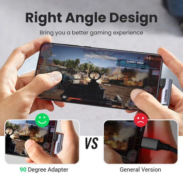 UGREEN USB C to 3.5mm Audio Headphone For Samsung Galaxy A52s S22 S21 iPad Pro 2022 Type C Aux DAC Earphone Mic Jack Adapter USB