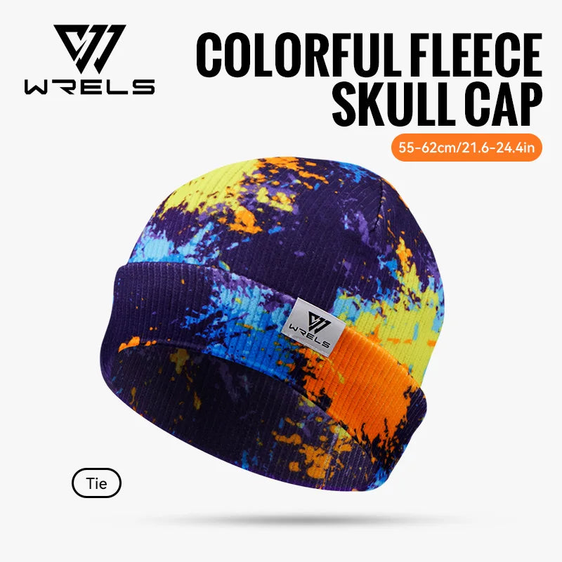 WRELS Winter Warm Knitting Hats Soft Thick Windproof Knit Beanie Hat for Skiing Running Outdoor Sports Skull Cap Beanies Hats