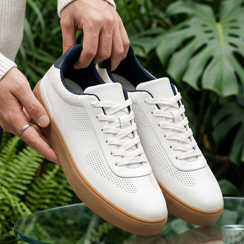 Men's Versatile Casual Shoes Four Seasons Breathable Light Soft-sole Anti-slip Comfort Youth Outdoor Walking Sports Board Shoes