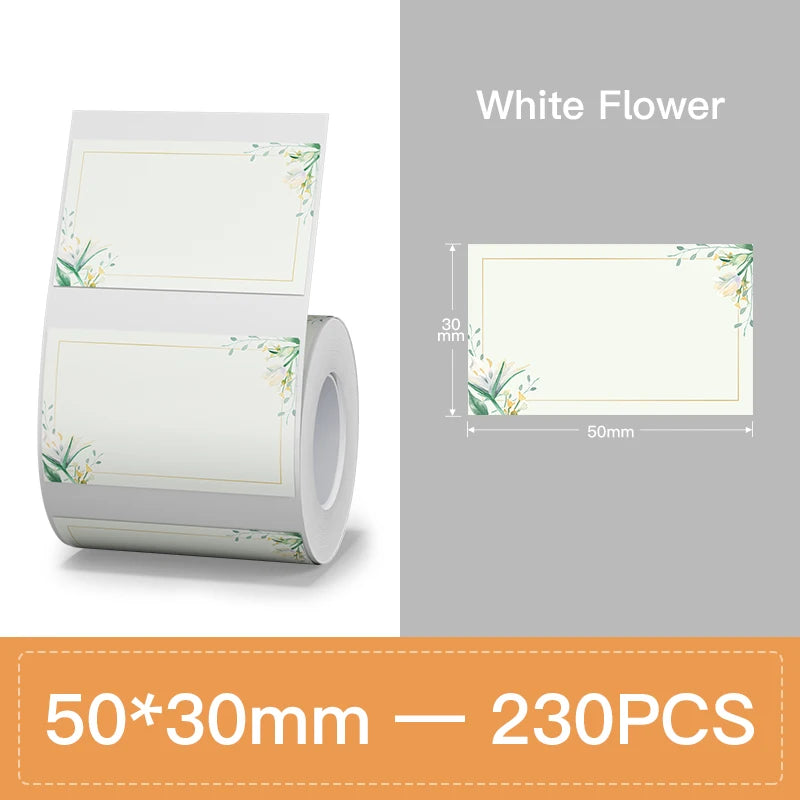 NIIMBOT Thermal Label Paper for B1/B21/B3S/B31 Printer 9 Rolls Set Scratch-resistant Sticker Waterproof Oil-Proof Label Tape