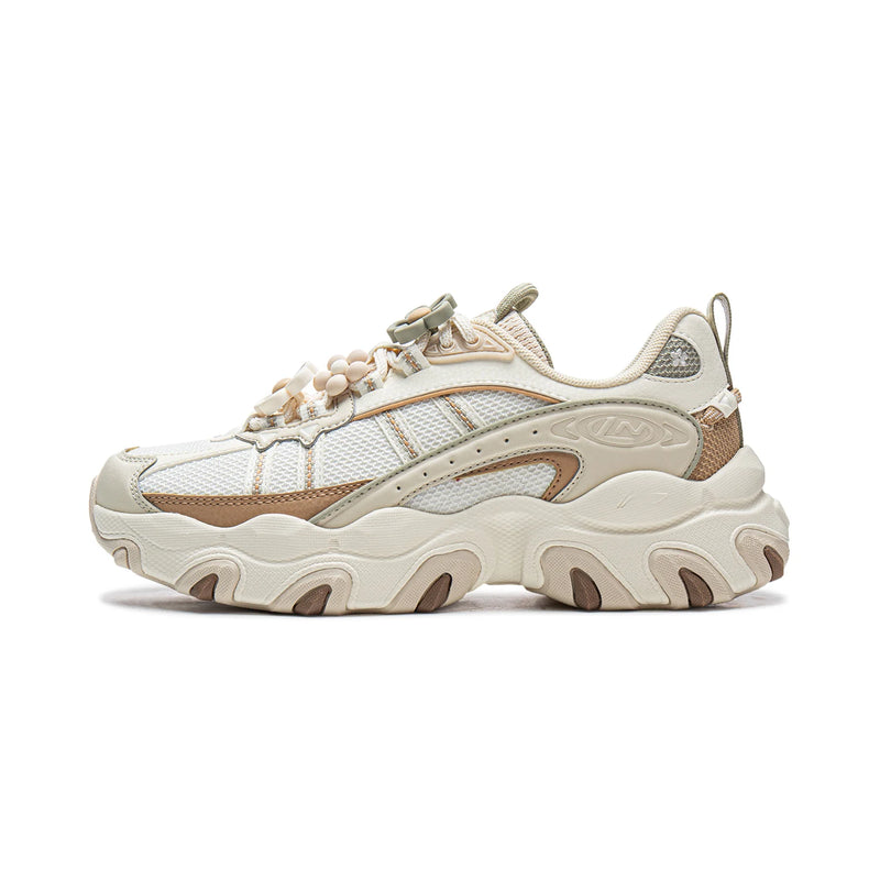 ស្បែកជើង Li-Ning សម្រាប់នារី X-CLAW LITE 3 ទម្ងន់ស្រាល ស្រួលពាក់ ទាន់សម័យ ស្បែកជើងប៉ាតា LiNing បុរាណ ធម្មតា AGCW004